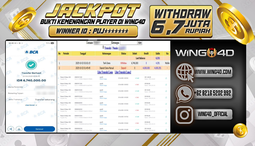 Prediksi WING4D | Prediksi dan RTP Jitu Situs WING4D