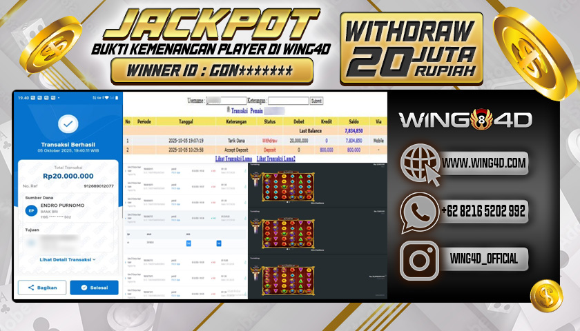 Prediksi WING4D | Prediksi dan RTP Jitu Situs WING4D