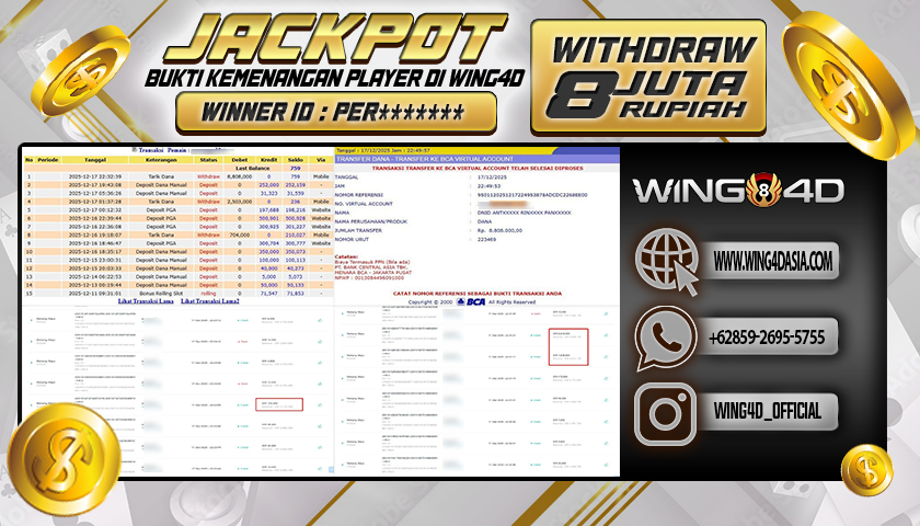 Prediksi WING4D | Prediksi dan RTP Jitu Situs WING4D