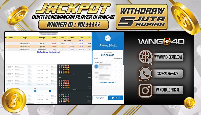 Prediksi WING4D | Prediksi dan RTP Jitu Situs WING4D