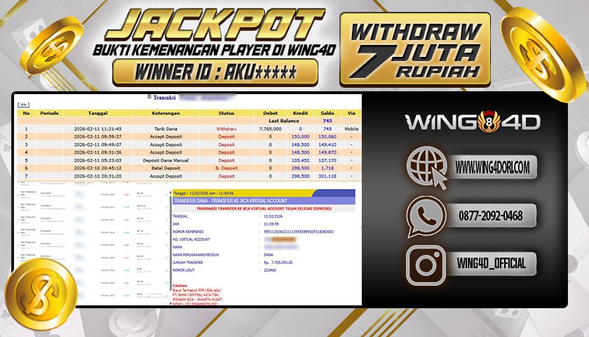 Prediksi WING4D | Prediksi dan RTP Jitu Situs WING4D