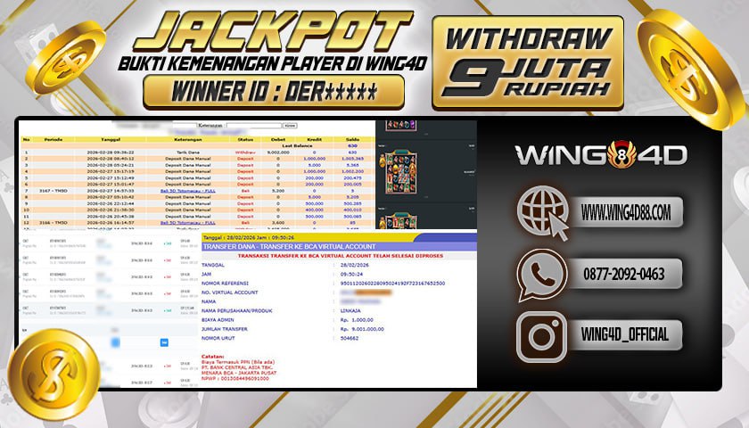 Prediksi WING4D | Prediksi dan RTP Jitu Situs WING4D