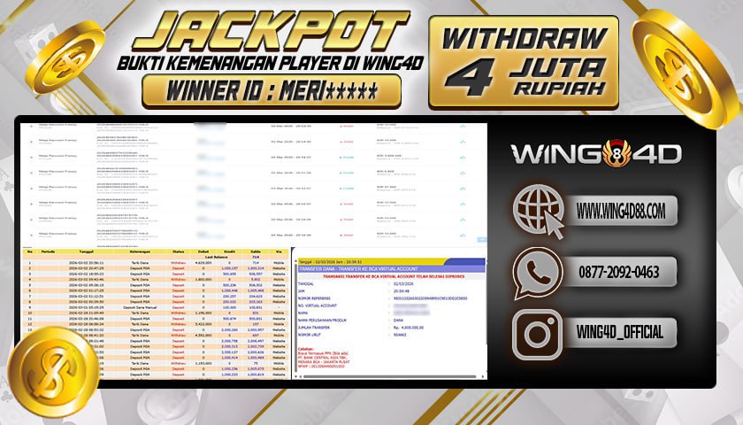 Prediksi WING4D | Prediksi dan RTP Jitu Situs WING4D