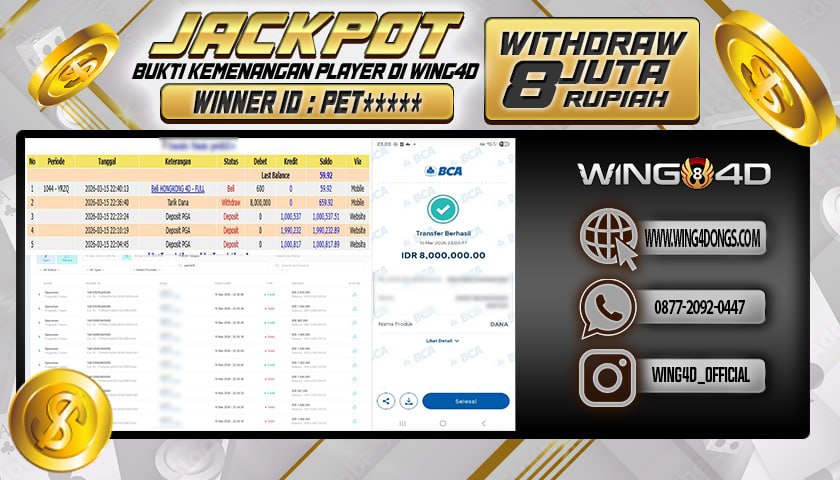 Prediksi WING4D | Prediksi dan RTP Jitu Situs WING4D