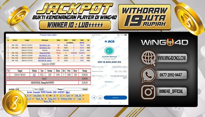 Prediksi WING4D | Prediksi dan RTP Jitu Situs WING4D