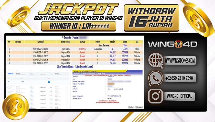 Prediksi WING4D | Prediksi dan RTP Jitu Situs WING4D