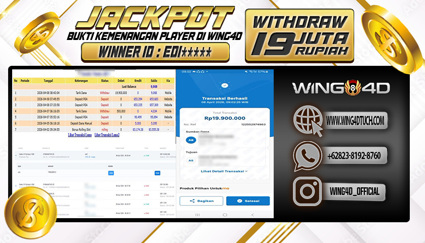 Prediksi WING4D | Prediksi dan RTP Jitu Situs WING4D