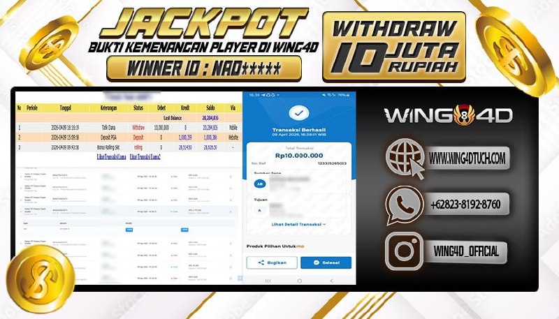 Prediksi WING4D | Prediksi dan RTP Jitu Situs WING4D