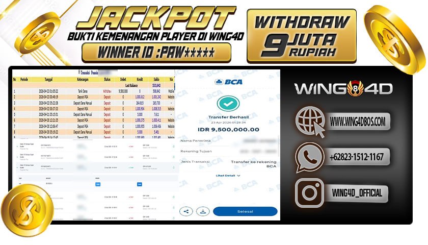 Prediksi WING4D | Prediksi dan RTP Jitu Situs WING4D